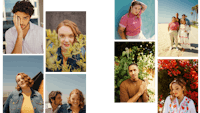 a collage of photos of people with different facial expressions