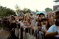 a crowd of people at a concert